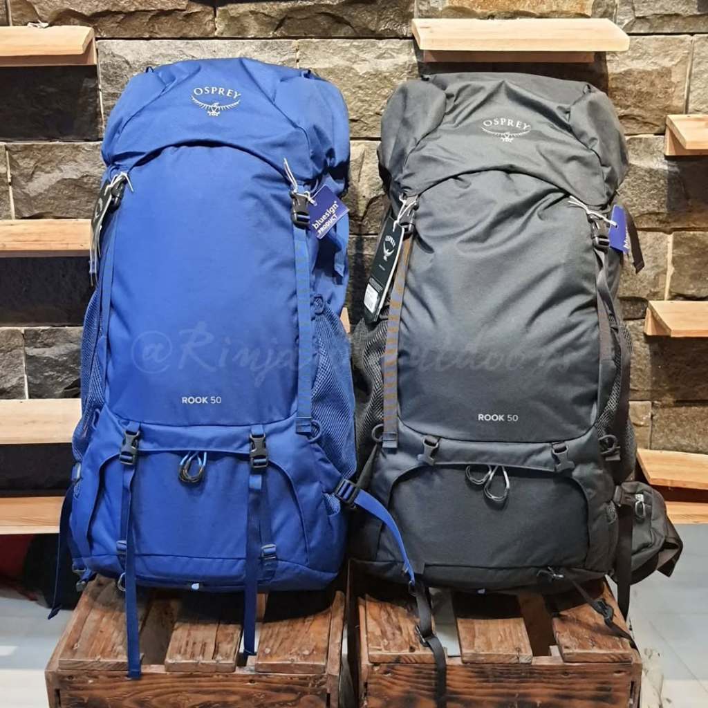 OSPREY ROOK 50L S24 BACKPACKER ORIGINAL PRODUCT OSPREY GARANSI RESMI  LIFETIME WARRANTY