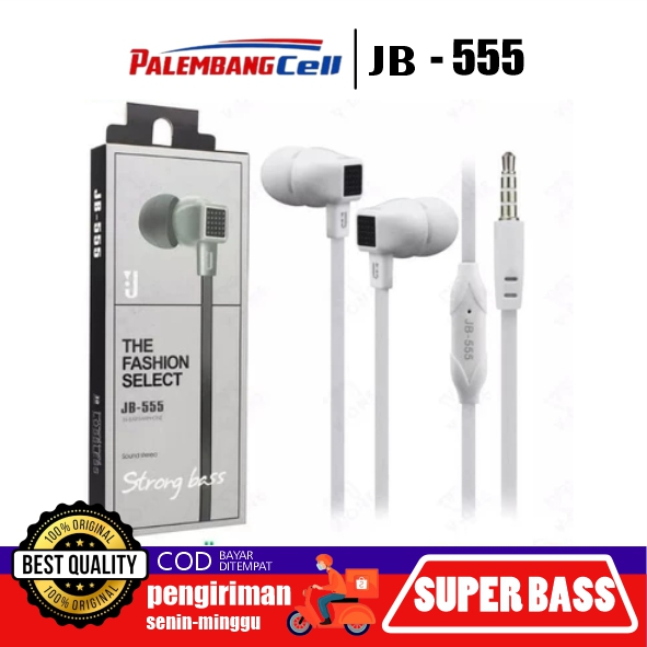 NEW HANDSFREE JBL JB-555 STEREO STRONG BASS HEADSET HF JBL J555