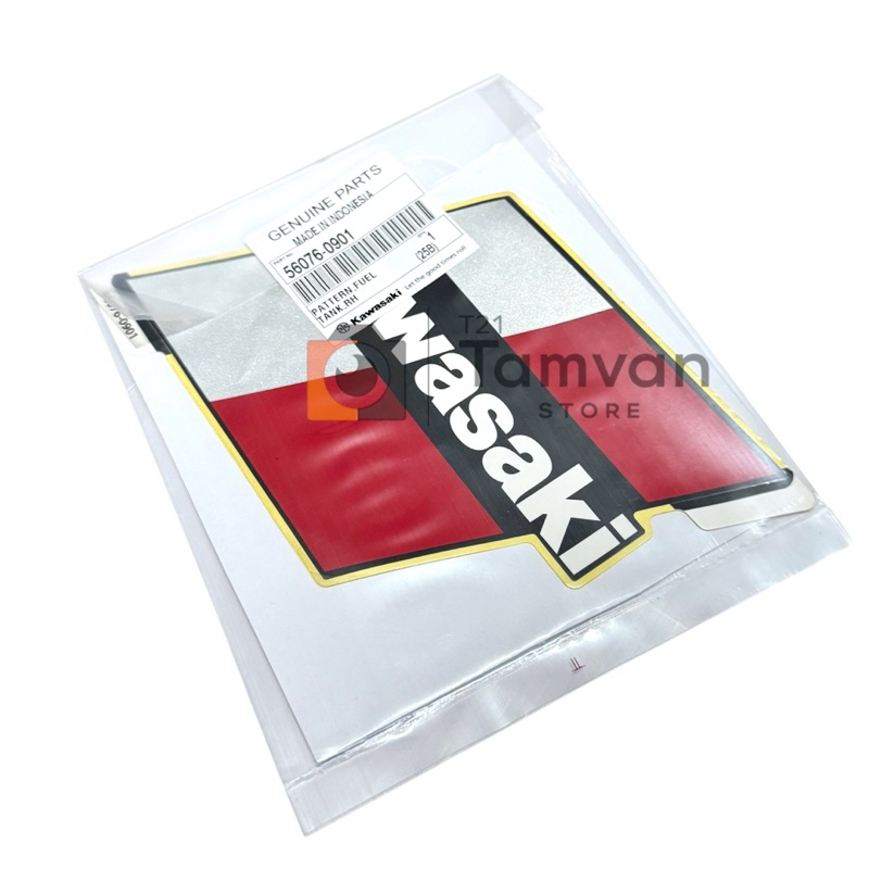 STICKER LIST TANGKI KANAN W175 ORIGINAL KAWASAKI 56076-0901