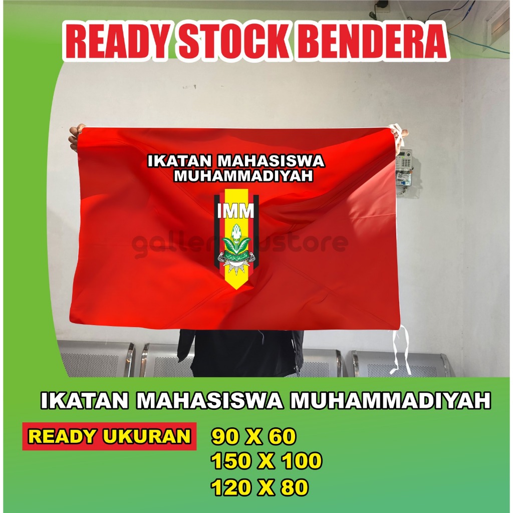 BENDERA READY STOCK Ikatan Mahasiswa Muhammadiyah (IMM)