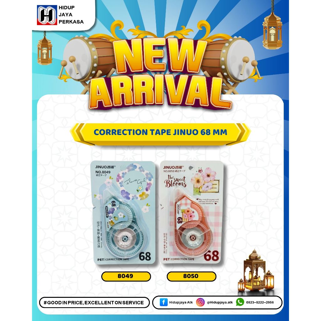 

correction tape jinuo 68mm