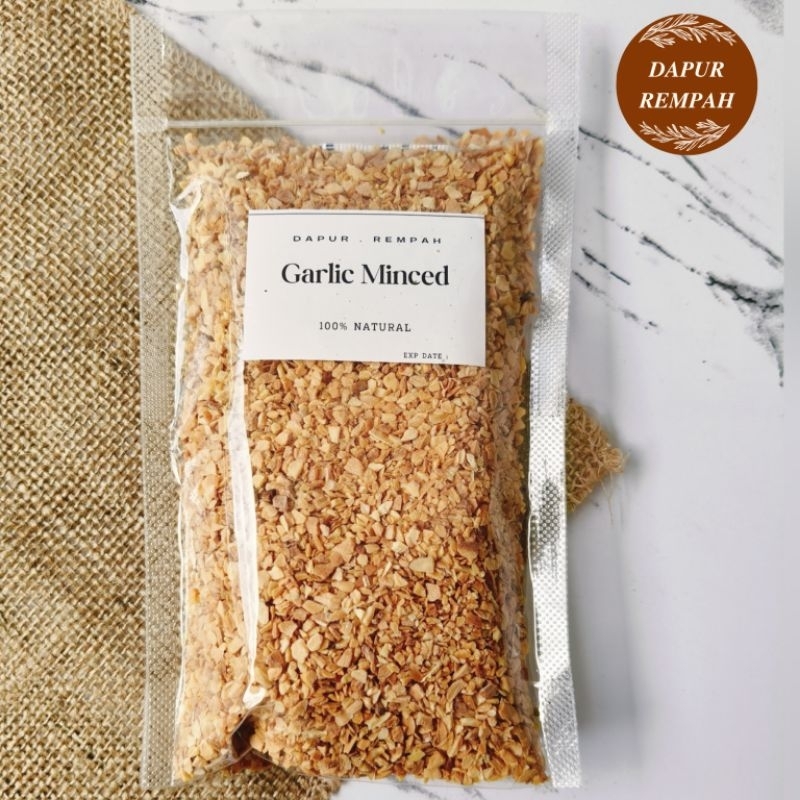 

Dapur Rempah Garlic Minced Bawang Putih Cincang Kering