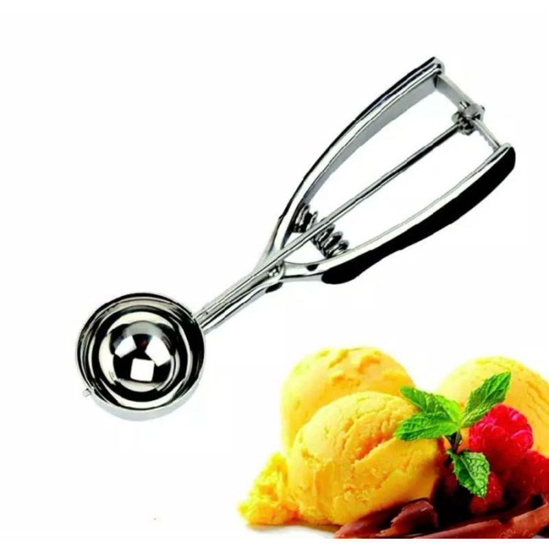 Scoop Sendok ice Cream Stainless • Sendok takar Ice Cream