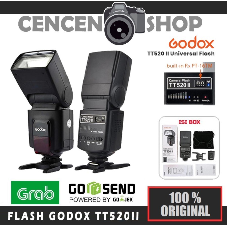 Flash Godox TT520ii Universal TT 520 Kamera Sony Nikon Canon Fujifilm