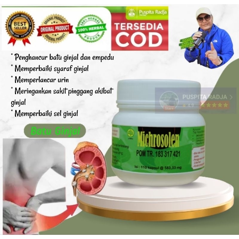Obat herbal Gagal Ginjal MICHROSOLEN Puspita Radja