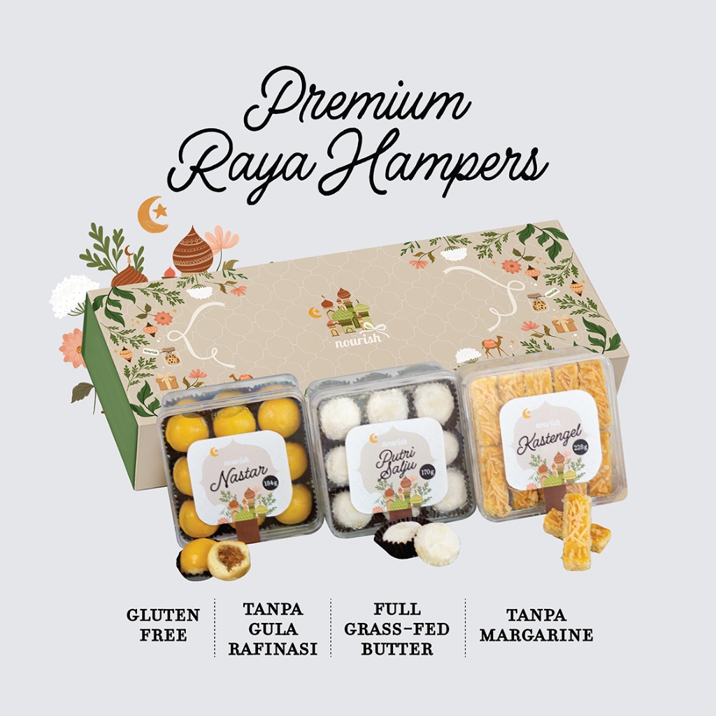 

Premium Raya Hampers Idul Fitri / Hampers Lebaran Nourish Indonesia