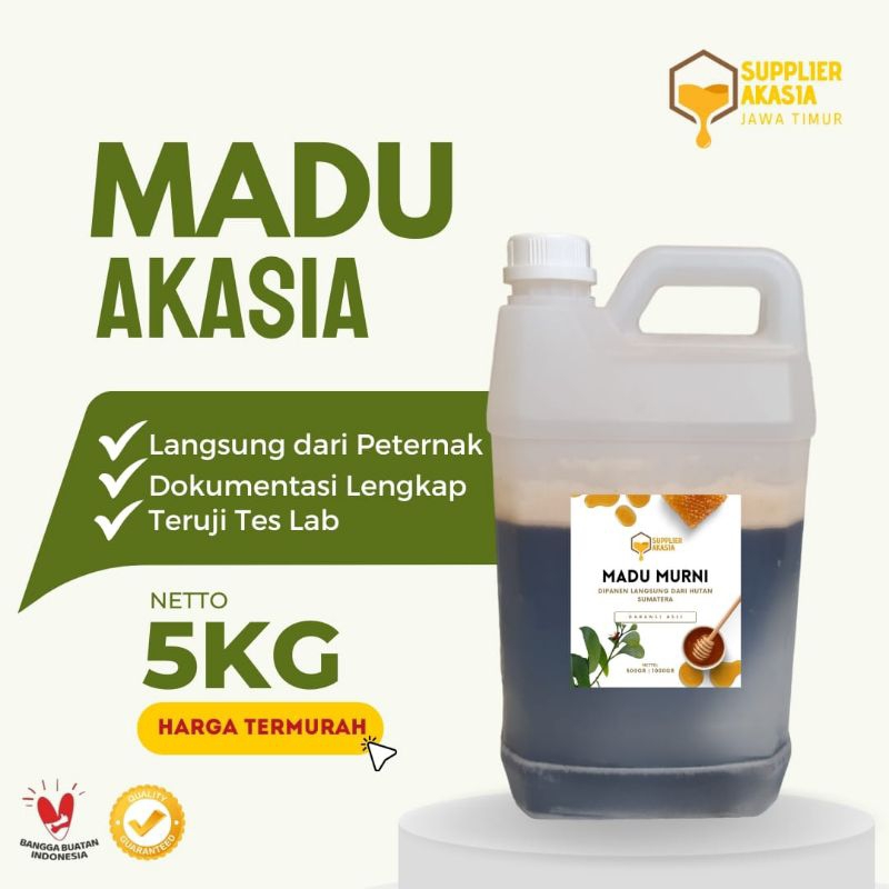

Grosir Madu Akasia Raw Asli Murni 100% - 5kg