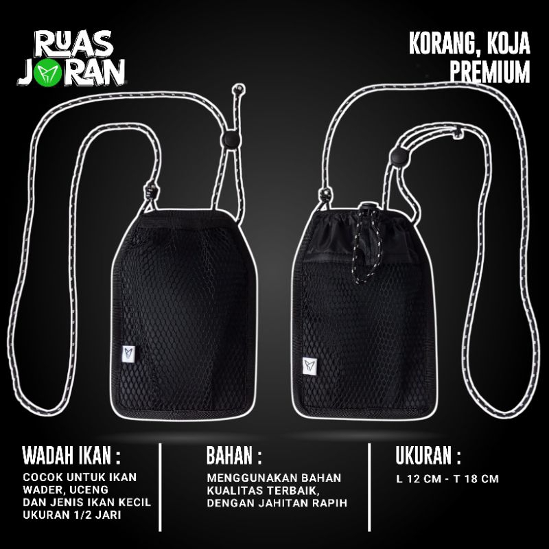 KOJA FOAM PREMIUM - KOJA WADER - TEMPAT IKAN KECIL - KEMPIS WADER - KEMPIS UCENG - KORANG