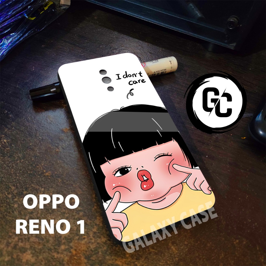 case Hp OPPO RENO 1/GC20/Motif LUCU/softcase glossy OPPO RENO 1/Casing OPPO RENO 1/Case glitter