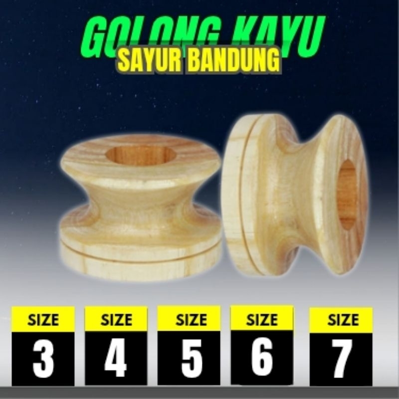 golongan senar pancing bahan kayu
