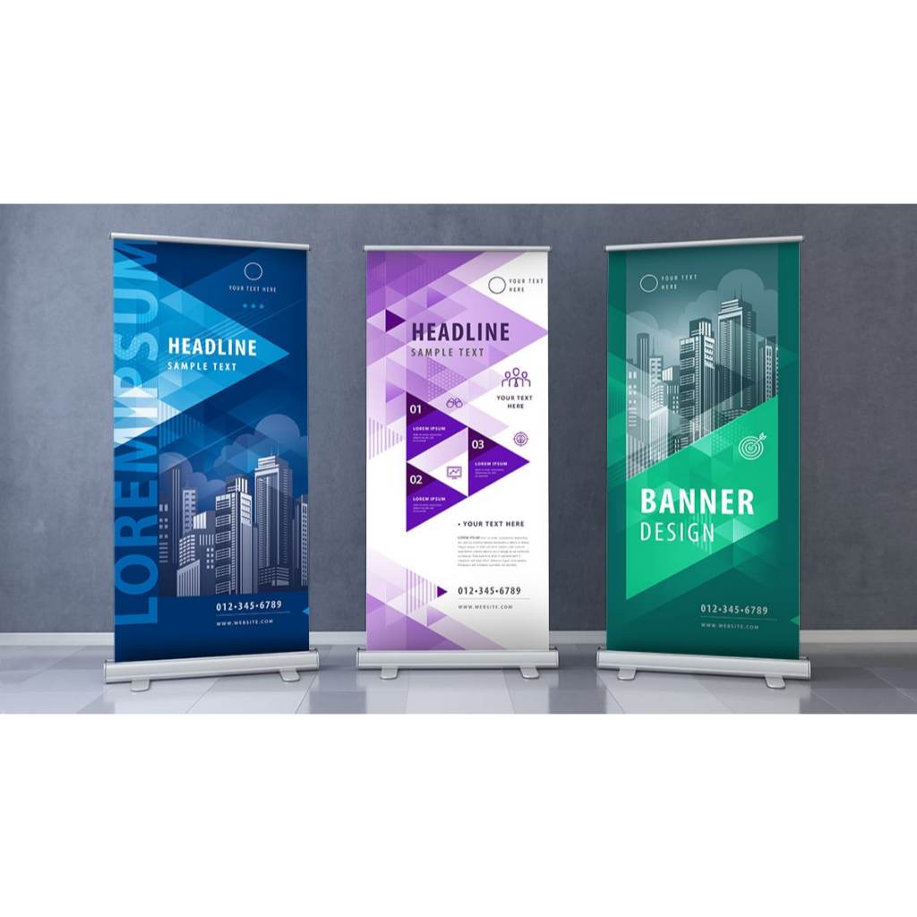 ROLL UP BANNER ALBATROS UKURAN 80X200