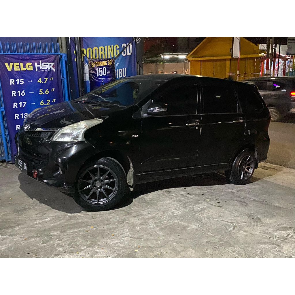 PAKET VELG PLUS BAN ACCELERA 185 65 R15 UNTUK MOBIL AVANZA USE VELG HSR SINJUKU RING 15