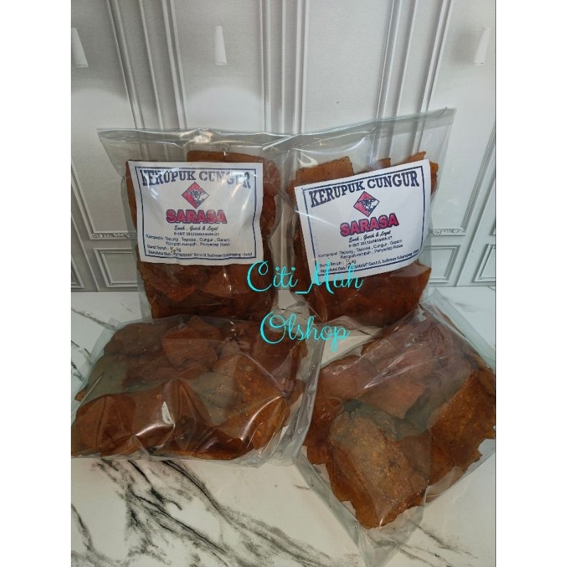 

Kerupuk kikil Original 250gr/kerupuk cungur/cemilan khas garut