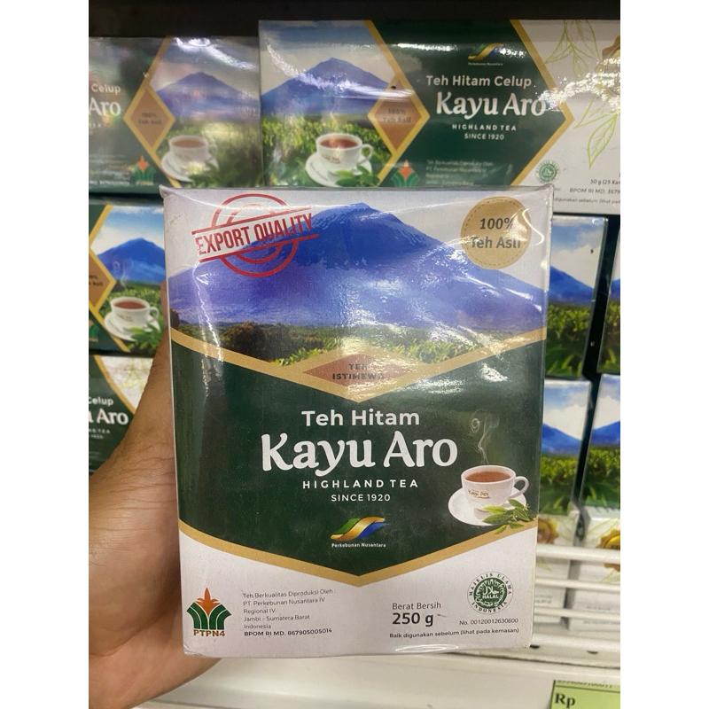 

Teh Hitam Bubuk Kayu Aro Higtland Tea Since (1920) 250 gr