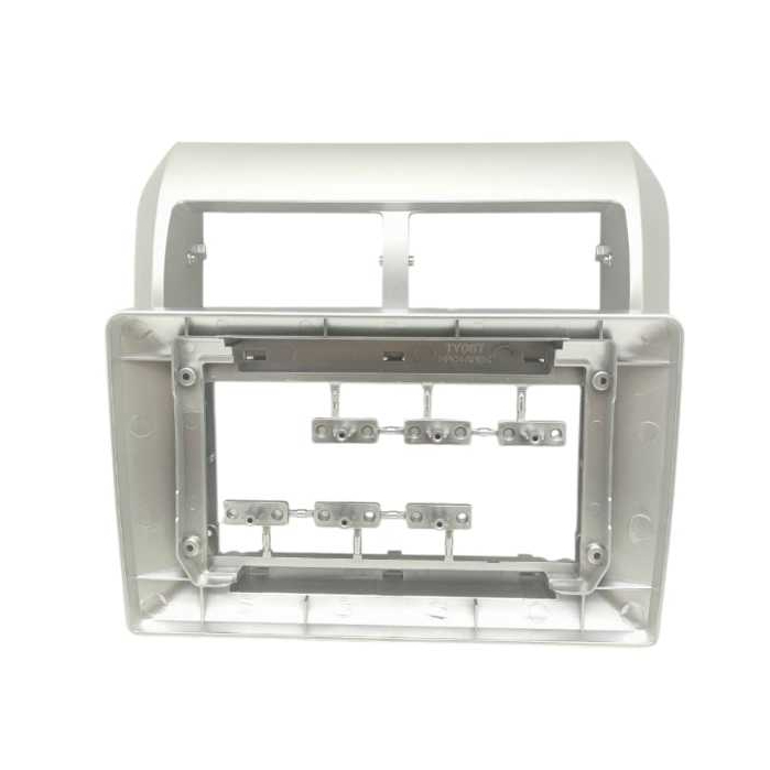 FRAME HEADUNIT ANDROID 10 INCH TOYOTA AGYA / AYLA 2013 - 2019 SILVER