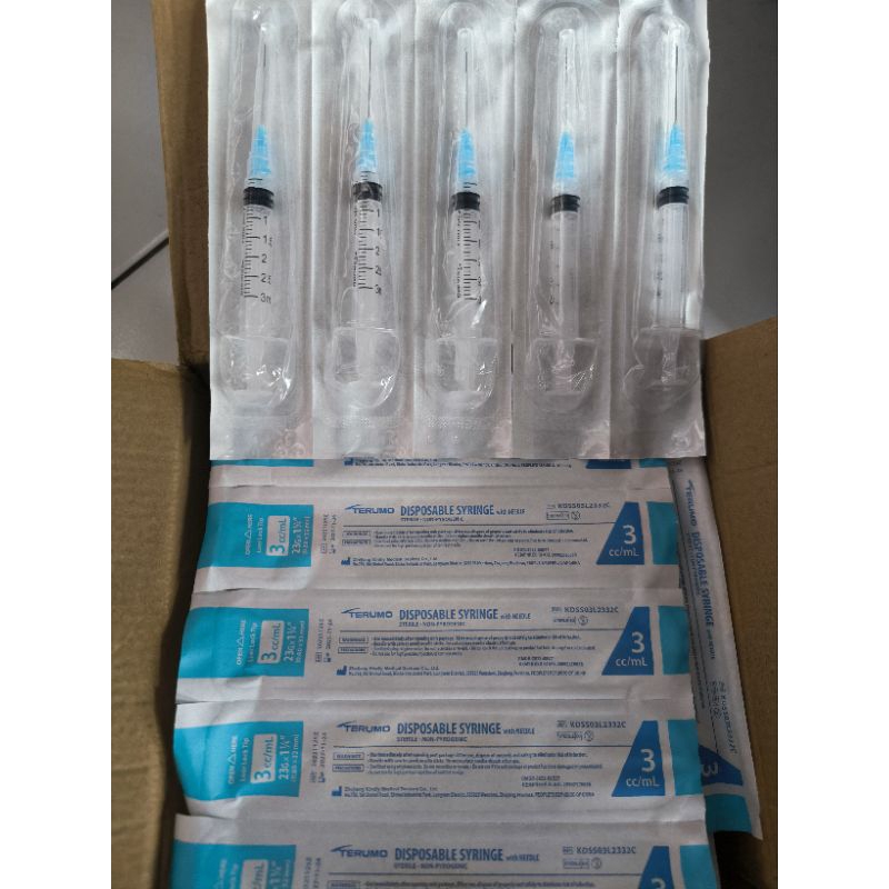 Spuit Syringe 3cc Terumo / Suntikan 3cc Terumo / Spuit 3cc Disposible Terumo ( ECER )