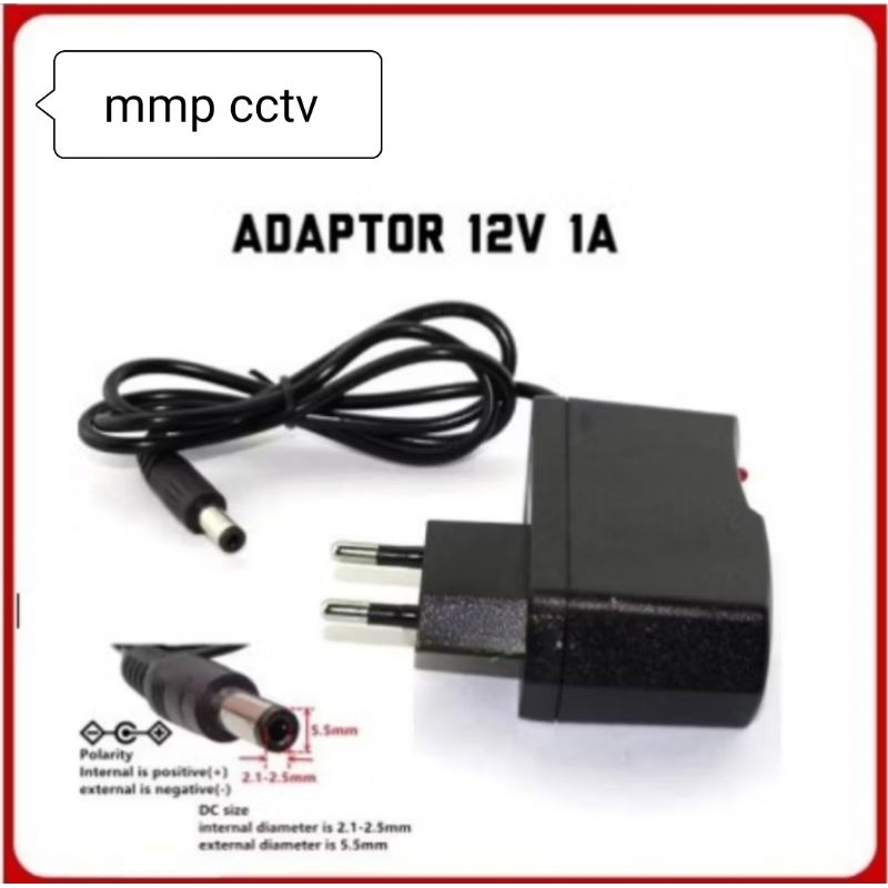 BARU ADAPTOR CCTV 1A 12V SPC