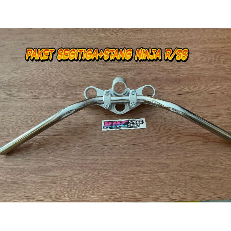 Paket segitiga stang ninja r ninja ss ninja lama ninja kis / Tripleclamp Segitiga atas Ninja R / Nin