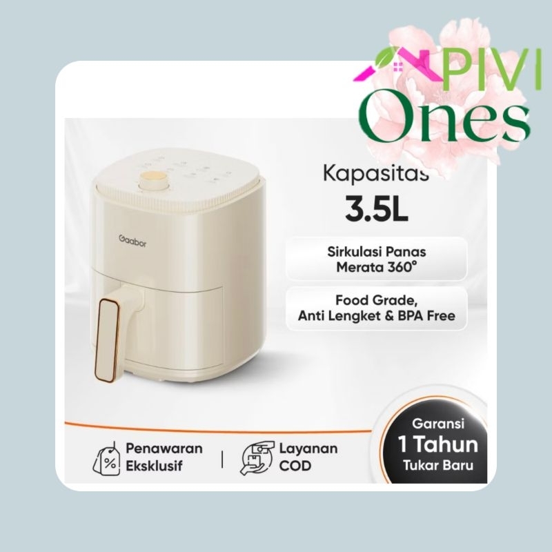 Gaabor Air Fryer AF35M Series 3.5L Mesin Penggorengan Tanpa Minyak Low Watt Multifungsi Serbaguna Ga