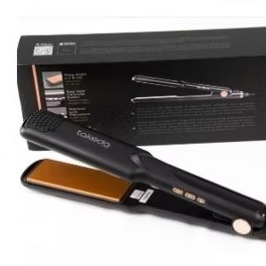 TKD-F8019BC Keratin Golden Coating Straightener 38mm Catok Kering