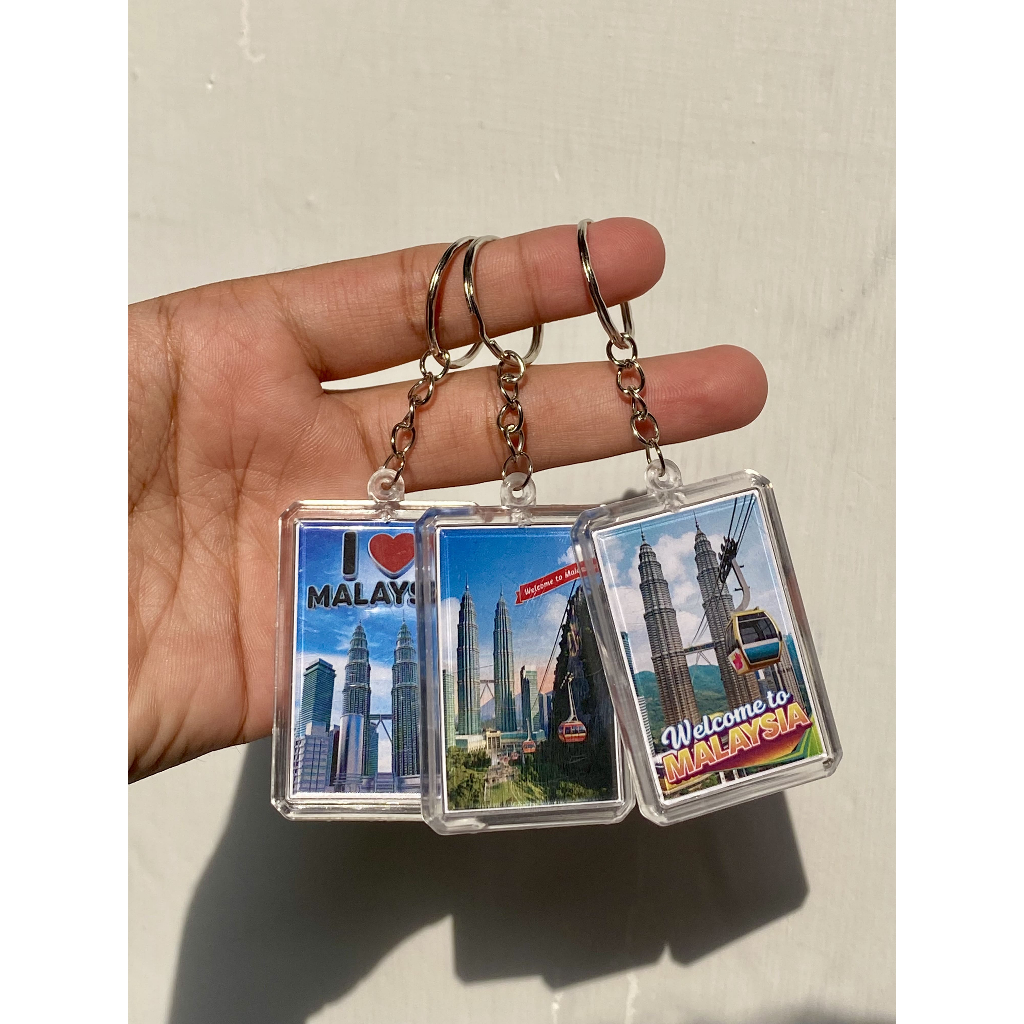 READY STOCK SOUVENIR MALAYSIA / OLEH OLEH GANTUNGAN KUNCI MALAYSIA / SOUVENIR NEGARA MALAYSIA