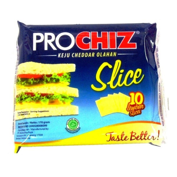 

Prochiz keju slice 10slice pack 170gr