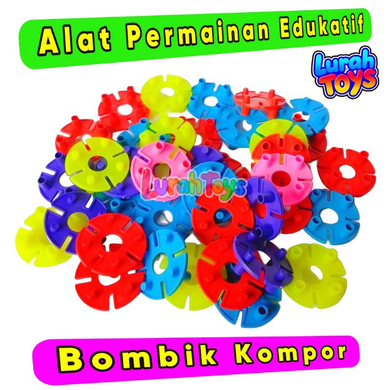 MAINAN EDUKASI ALAT PERMAINAN EDUKATIF MERONCE BOMBIK KOMPOR MAINAN MERONCE PLASTIK MAINAN PLASTIK K