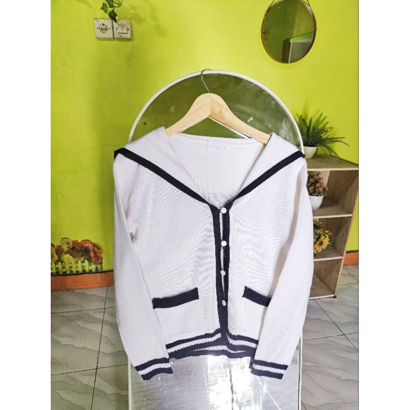 Cardigan Rajut Sailor/salur PL