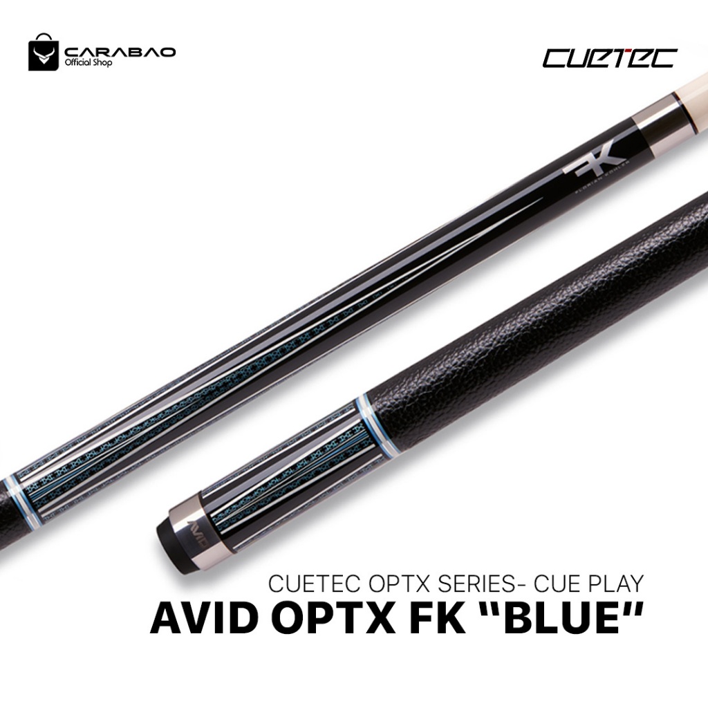 Cuetec Avid OPT-X FK Blue Cue Stick Billiard - Stick Play Billiard