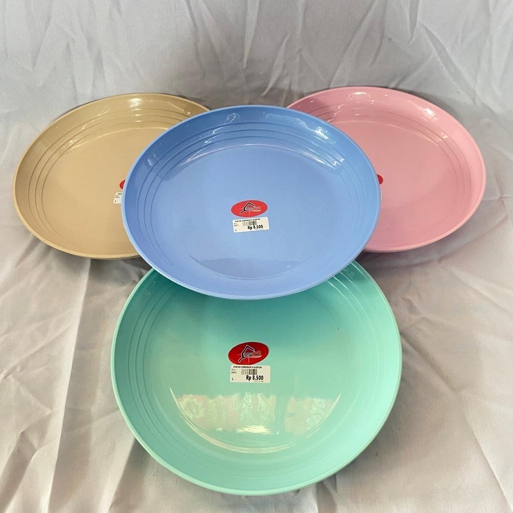 PIRING SAJI DEBORAH  PIRING PLASTIK PIRING ANTI PECAH PIRING OVAL SERBAGUNA