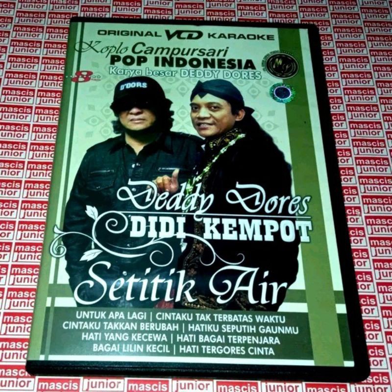VCD Karaoke Koplo Campursari Pop Indonesia Deddy Doress - Didi Kempot - Setitik Air V CD ORIGINAL