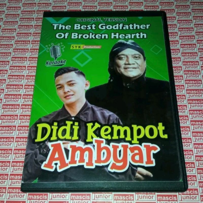 VCD Didi Kempot - The Best GodFather Of Broken Heart - Ambyar V CD ORIGINAL
