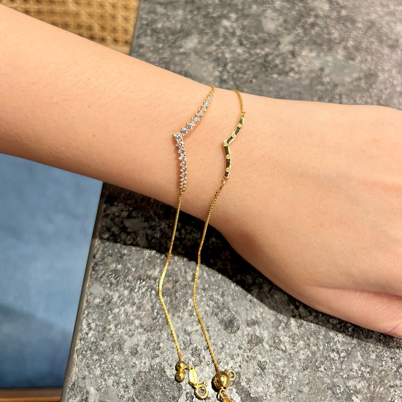 Gelang Emas Aurel Serut Permata Korean Fancy Kadar 700 Gelang Emas Permata Bola Gelang 700