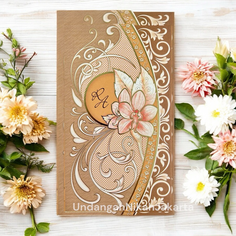 Blangko Undangan Kosong Pernikahan Erba  BLANKO UNDANGAN  MURAH Simple 88132