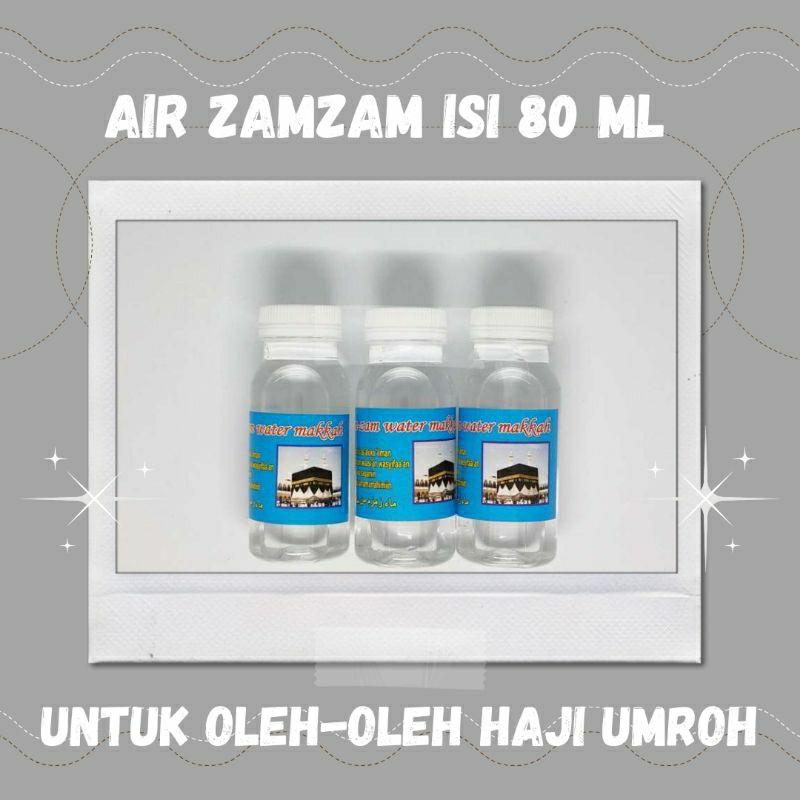 

Air Zamzam Kemasan Botol 80 ML
