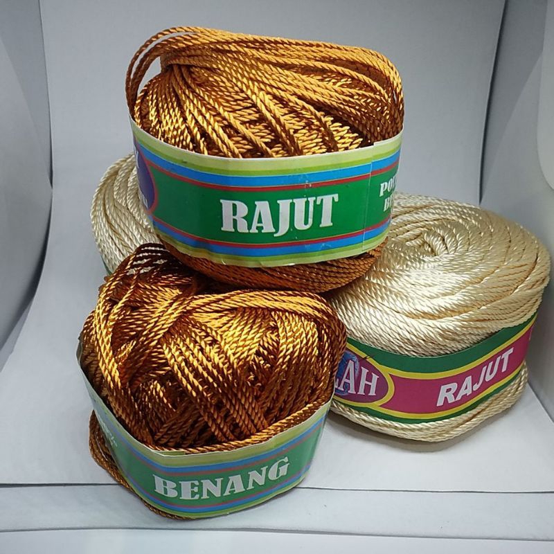 Benang Rajut Nilon Polos/nilon kilap