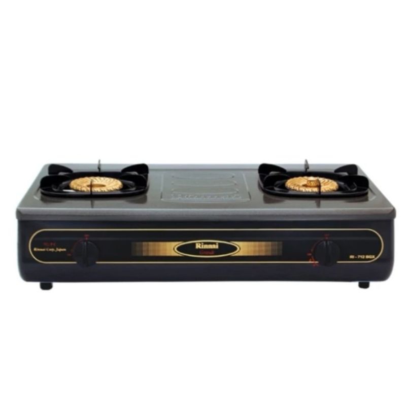 RINNAI KOMPOR GAS TORNADO RI 712 BGX - KOMPOR GAS RINNAI JUMBO 2 MATA - KOMPOR GAS RINNAI TORNADO - 