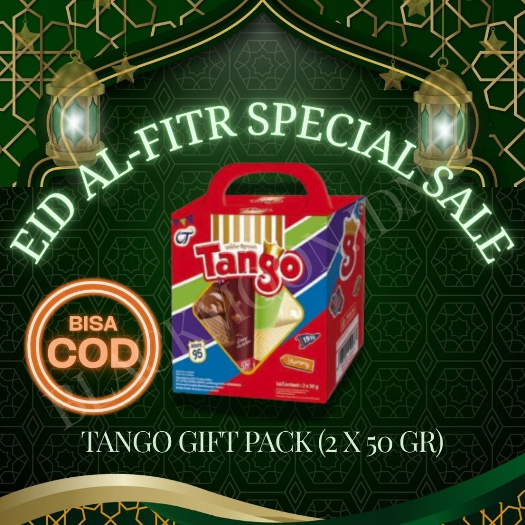 

FREE DUS & BUBBLEWRAP !! Tango Kaleng Gift Box Hampers Kue Snack Lebaran 2x50 Gram