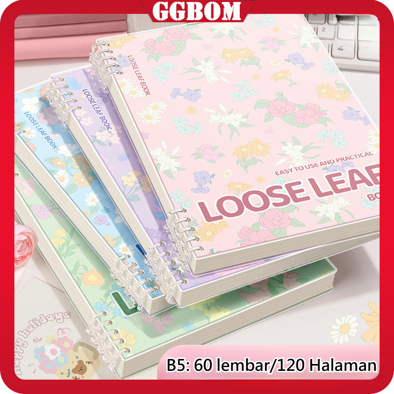

Notebook Buku B5 Grid Binder Kuliah Notebook Buku Tulis Sekolah Lucu Buku Catatan Binder 360 Derajat Notebook Aesthetic Korea Loose Leaf