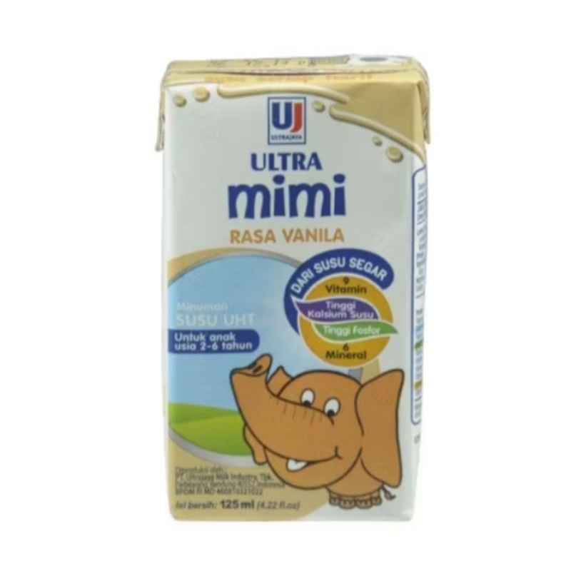 

ULTRA MIMI SUSU RASA VANILLA 125ML