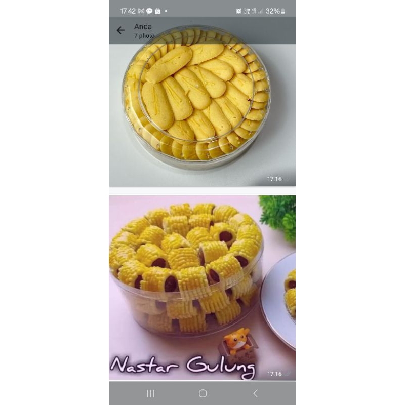 

Edisi Paket Kue Labaran Murah isi mix Nastar lidah kucing kue semprit putri salju