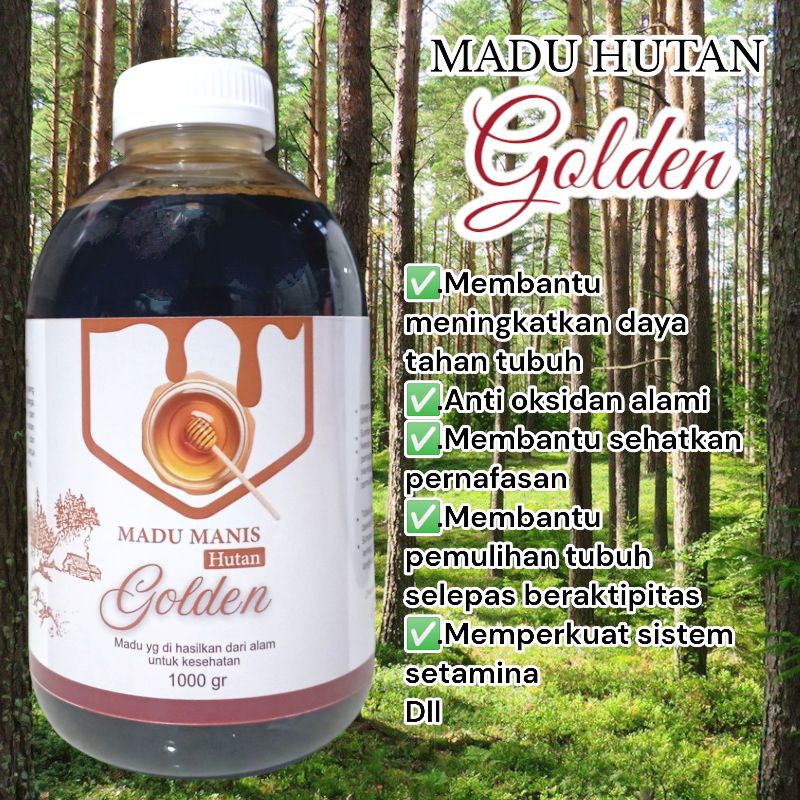 

Madu Hutan Golden 1.kg riau
