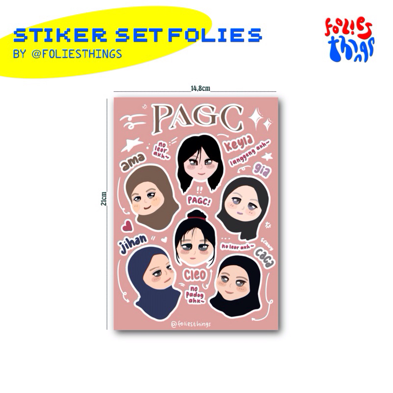 

STICKER SET CIRCLE CHARACTER BY REQUEST! BACA DESKRIPSI