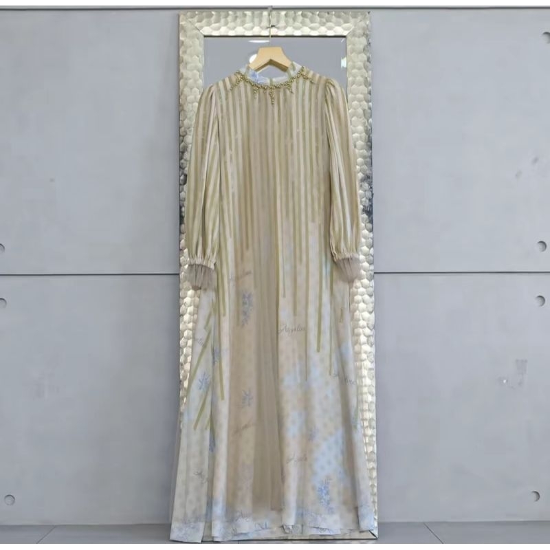 Aisyalina ID Kareen Set Series Pashmina Segiempat Bahan Ceruti Armani Babydoll Motif Printing Mix Ti