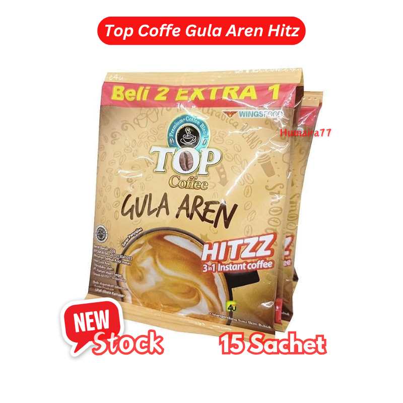 

Top Coffe GULA AREN HITZ 15 Sachet / Kopi Instan Renceng
