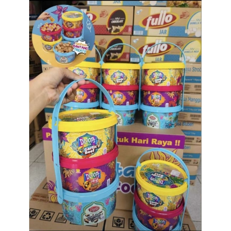 

Sanfood Rantang D'loops 3 susun (1 dus isi 6 rantang)