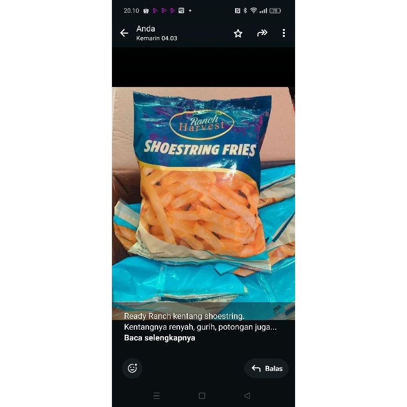 

kentang shoestring Ranch 1kg