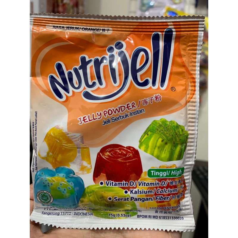 

NUTRIJEL NUTRIJELL AGAR AGAR RASA JERUK 15 GR - 1 SACHET