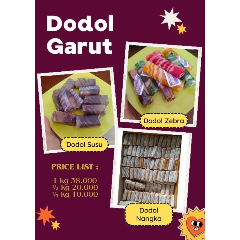 

Dodol Garut Asli Kemasan 500gr