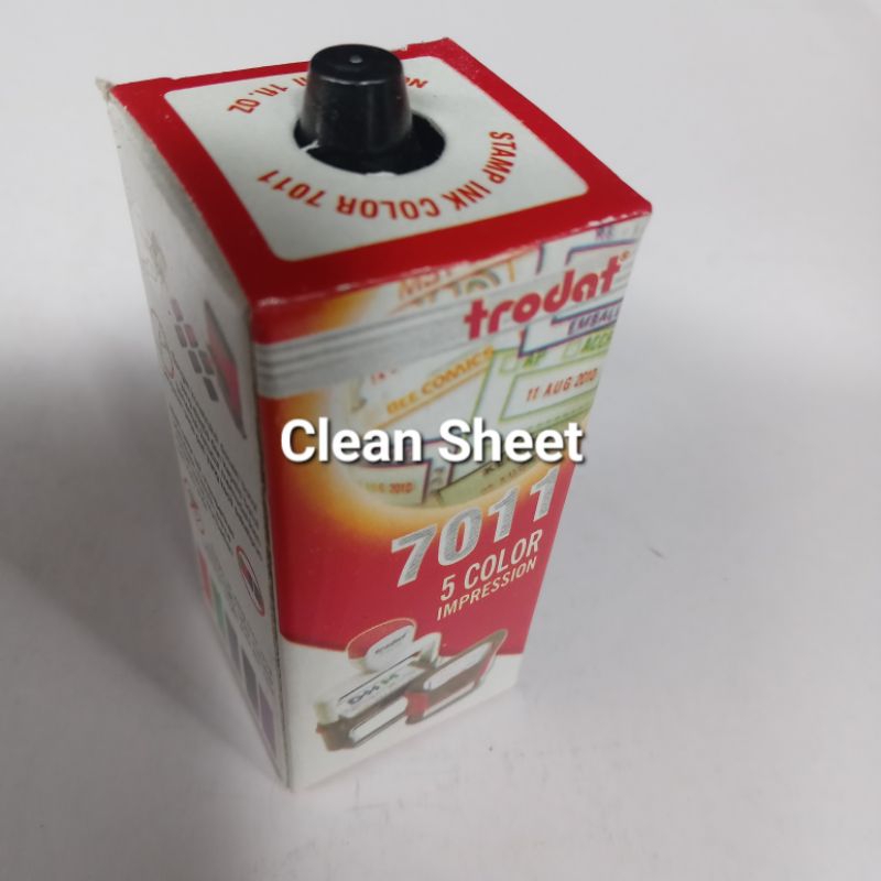 

Tinta Stempel Trodat 7011 Netto 25ml Hitam
